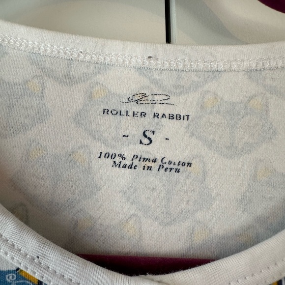 Roller Rabbit Women’s Fox Print Long Sleeve Pajama Top (Size S) - Picture 4 of 8